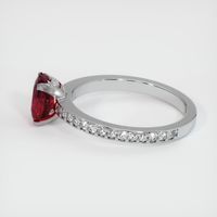 1.04 Ct. Ruby Ring, 14K White Gold 4