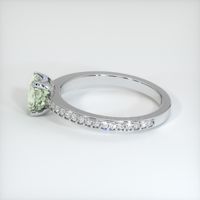 0.80 Ct. Sapphire Ring, 14K White Gold 4