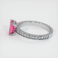 1.78 Ct. Sapphire Ring, 18K White Gold 4