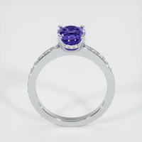 1.39 Ct. Sapphire Ring, 18K White Gold 3