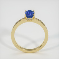 1.20 Ct. Blue Sapphire Ring, 10K Yellow Gold 3