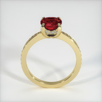 4.04 Ct. Ruby Ring, 14K Yellow Gold 3