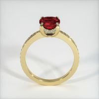 4.04 Ct. Ruby Ring, 18K Yellow Gold 3