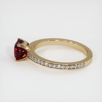 1.17 Ct. Ruby Ring, 18K Yellow Gold 4