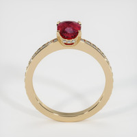 1.04 Ct. Ruby Ring, 18K Yellow Gold 3