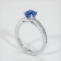 0.88 Ct. Sapphire Ring, Platinum 950 2