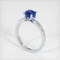 1.04 Ct. Sapphire Ring, Platinum 950 2