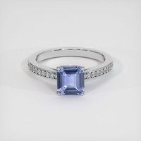 2.06 Ct. Sapphire Ring, Platinum 950 1