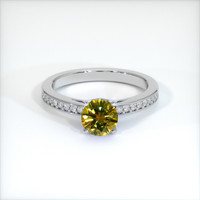 1.37 Ct. Sapphire Ring, Platinum 950 1