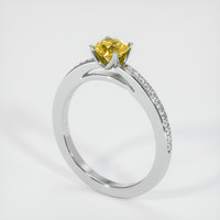 0.90 Ct. Sapphire Ring, Platinum 950 2