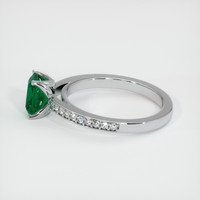 1.51 Ct. Emerald Ring, Platinum 950 4