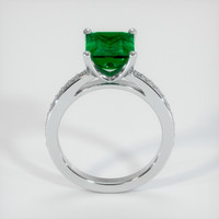2.19 Ct. Emerald  Ring - Platinum 950