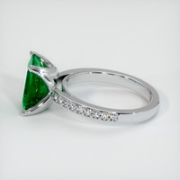 2.19 Ct. Emerald  Ring - Platinum 950