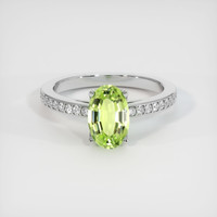 1.82 Ct. Gemstone Ring, Platinum 950 1