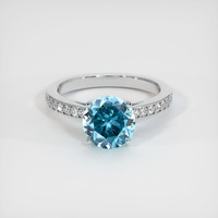 3.38 Ct. Gemstone Ring, Platinum 950 1