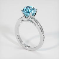 3.38 Ct. Gemstone Ring, Platinum 950 2