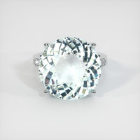 12.88 Ct. Gemstone Ring, Platinum 950 1