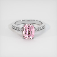 1.79 Ct. Gemstone Ring, Platinum 950 1