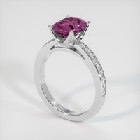 2.31 Ct. Gemstone Ring, Platinum 950 2