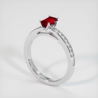 Ruby Ring 0.75 Ct., Platinum 950 Preview