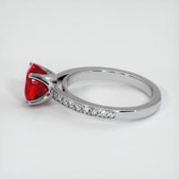 2.12 Ct. Ruby Ring, Platinum 950 4