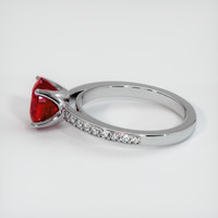 2.01 Ct. Ruby Ring, Platinum 950 4