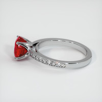 2.27 Ct. Ruby Ring, Platinum 950 4