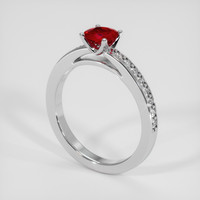 0.53 Ct. Ruby Ring, Platinum 950 2