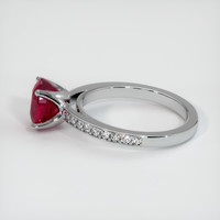 2.09 Ct. Ruby Ring, Platinum 950 4