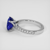 5.04 Ct. Blue Sapphire Ring, Platinum 950 4