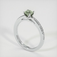 0.95 Ct. Sapphire Ring, Platinum 950 2