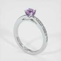0.65 Ct. Sapphire Ring, Platinum 950 2