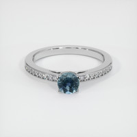 0.77 Ct. Sapphire Ring, Platinum 950 1