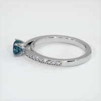 0.77 Ct. Sapphire Ring, Platinum 950 4