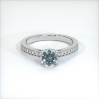 1.25 Ct. Sapphire Ring, Platinum 950 1
