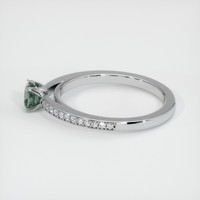 0.77 Ct. Sapphire Ring, Platinum 950 4