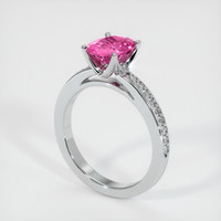 2.09 Ct. Sapphire Ring, Platinum 950 2