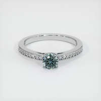 0.64 Ct. Sapphire Ring, Platinum 950 1