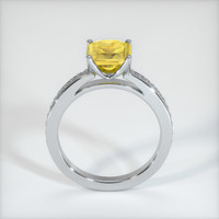 2.54 Ct. Yellow Sapphire Ring, Platinum 950 3