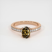 1.15 Ct. Gemstone Ring, 14K Rose Gold 1