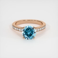 3.38 Ct. Gemstone Ring, 14K Rose Gold 1