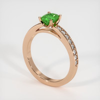 0.73 Ct. Gemstone Ring, 14K Rose Gold 2