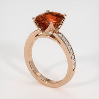 5.16 Ct. Gemstone Ring, 14K Rose Gold 2