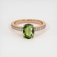 2.25 Ct. Gemstone Ring, 14K Rose Gold 1