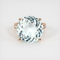 12.88 Ct. Gemstone Ring, 14K Rose Gold 1