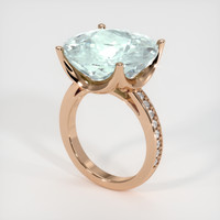 12.88 Ct. Gemstone Ring, 14K Rose Gold 2