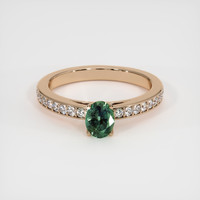 0.65 Ct. Gemstone Ring, 14K Rose Gold 1