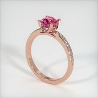 1.56 Ct. Sapphire Ring, 14K Rose Gold 2