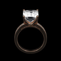 6.20 Ct. Sapphire Ring, 14K Rose Gold 3