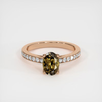 1.15 Ct. Gemstone Ring, 18K Rose Gold 1